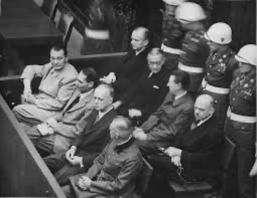 Adolf Hitler durante los Juicios de Núremberg